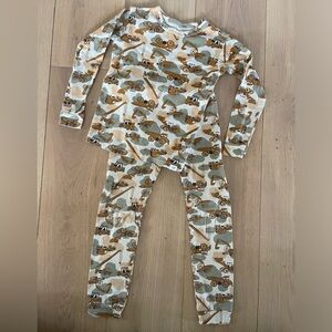 babyGap Organic Cotton PJ Set, Tractor Print, 6 Years.